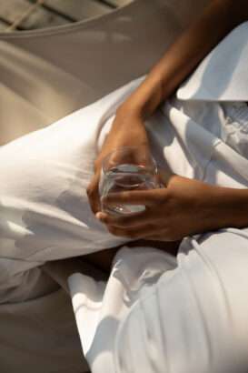 Warm natural wellness image representing benefits of saliva and practical Becoming Natural support